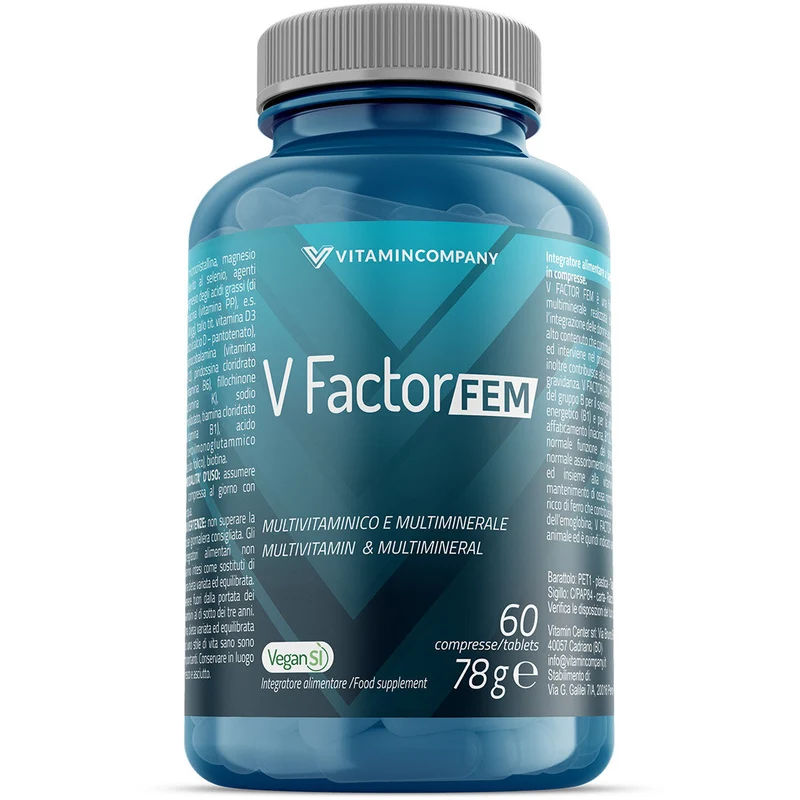 Vitamincompany V-Factor Fem 60 Compresse