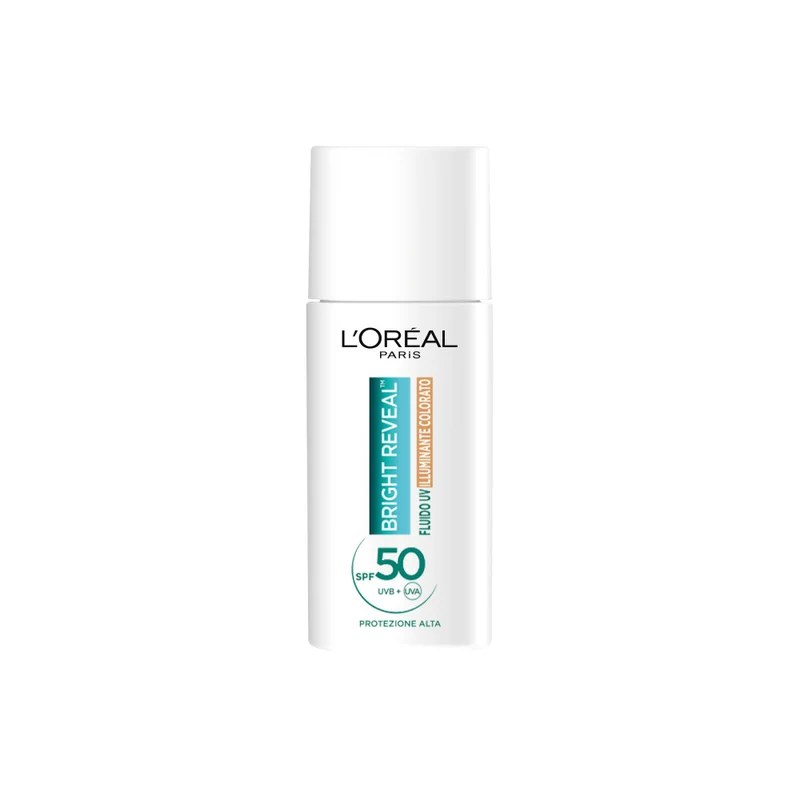 L'Oréal Paris Bright Reveal Fluido SPF50 Illuminante Colorato - Medio