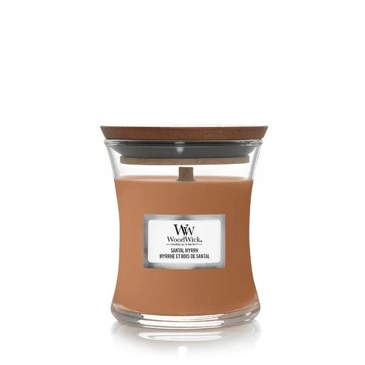 Woodwick - Candela Piccola Santal Myrrh