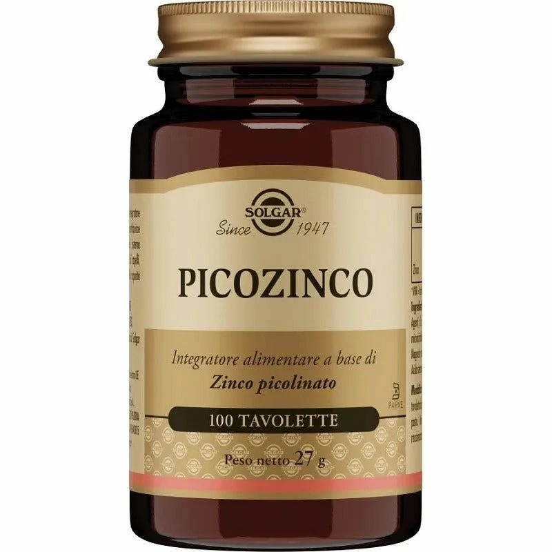 Solgar Picozinco 100 Tavolette