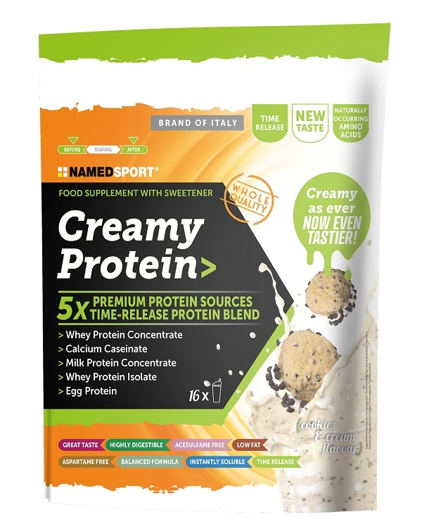 CREAMY PROTEIN COOKIES & CREAM 500 G CON EDULCORANTE