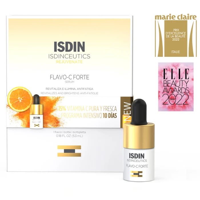 Isdin Isdinceutics Flavo C Forte Siero Vitamina C Pura Formato 10 giorni 5,3ml