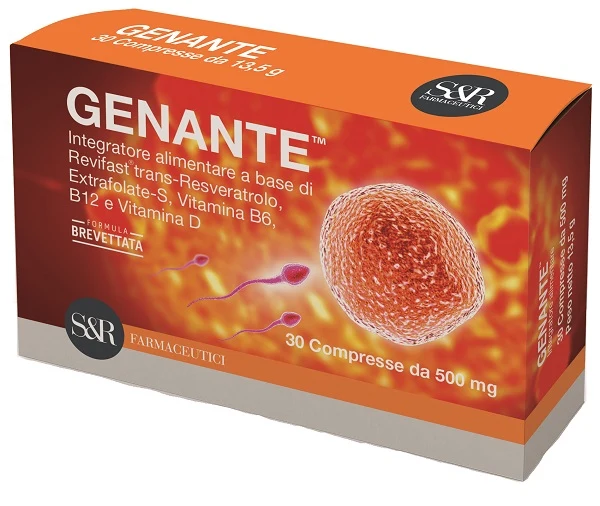 Genante - Integratore specifico per la Fertilità, per la Donna e l'Uomo, 30 compresse