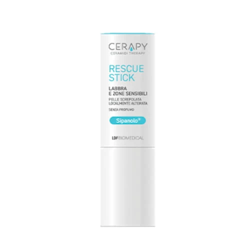 CERAPY RESCUE STICK PER LABBRA E ZONE SENSIBILI PER PELLE SCREPOLATA LOCALMENTE ALTERATA SENZA PROFUMO 4 ML