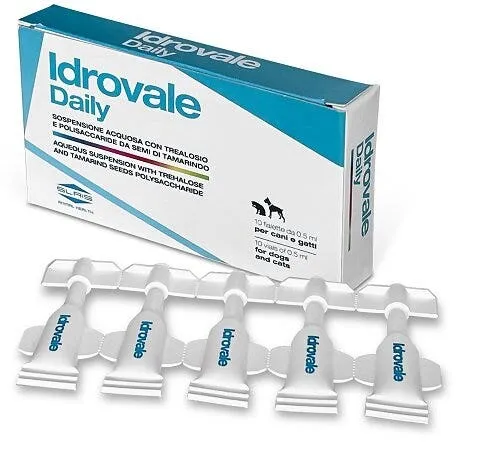 Idrovale Daily Per Igiene Occhi Cani/Gatti 10 Fialette Da 0,5ml