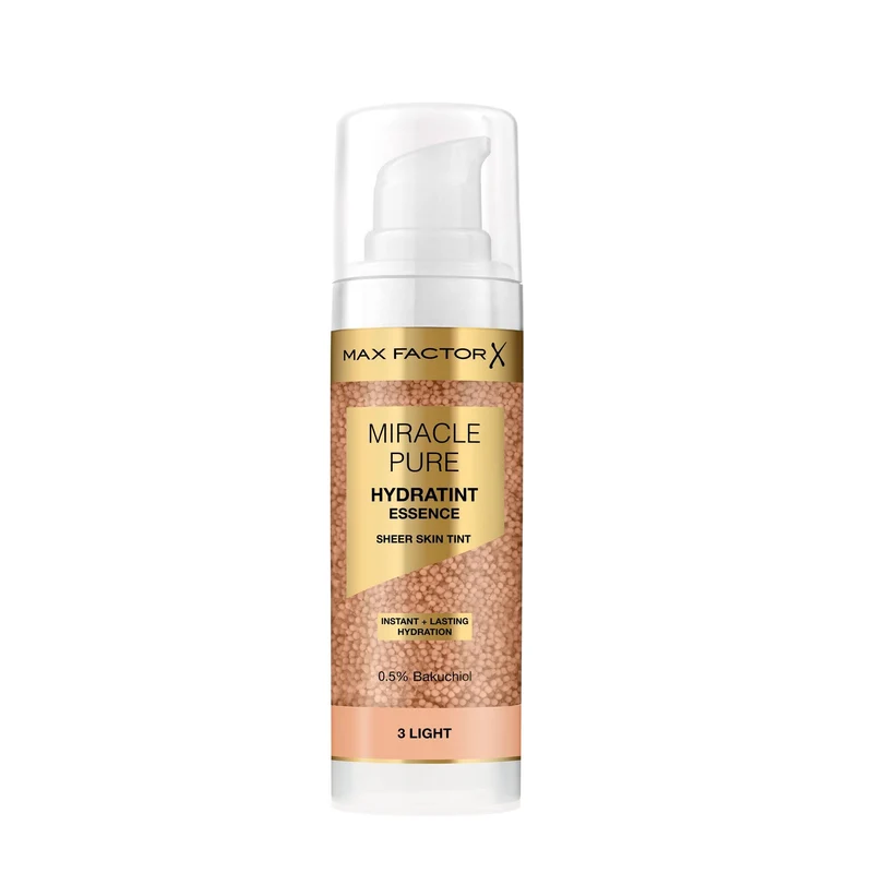 Max Factor Miracle Pure Hydratint Essence Fondotinta 3 Light 30ml