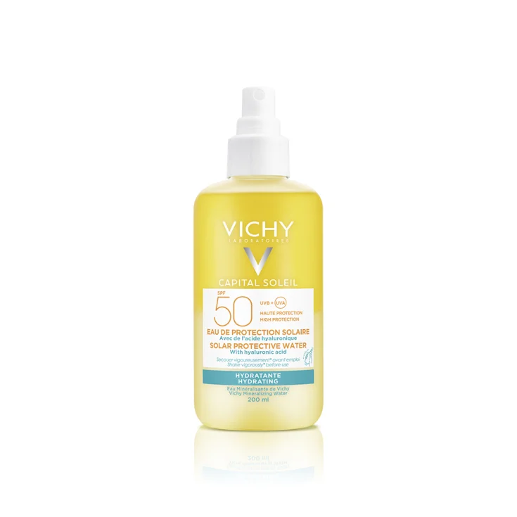 Vichy Capital Soleil Acqua Solare Idratante Protettiva Spf 50+ - Formato 200ml