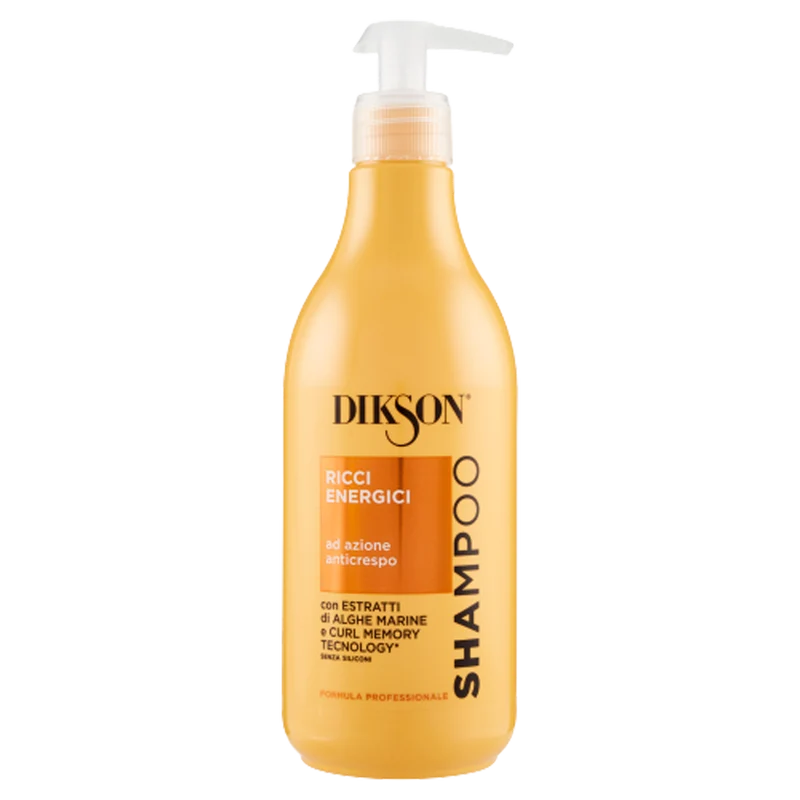Dikson - Shampoo Ricci Energetici - 500 ml - Liberi dal crespo, riacquistano morbidezza ed energia
