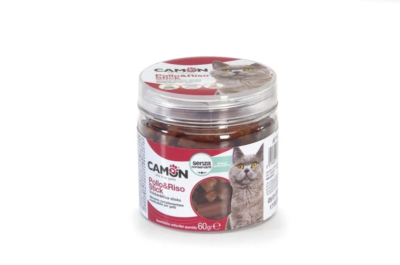 Camon Pollo&Riso Stick Per Gatti Barattolino 60g 3cm