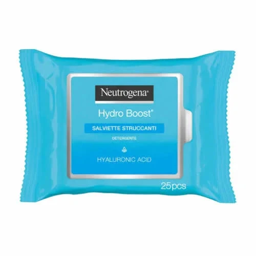 NEUTROGENA SALVIETTINE STRUCCANTI HYDRO BOOST CON ACIDO IALURONICO 25 PEZZI