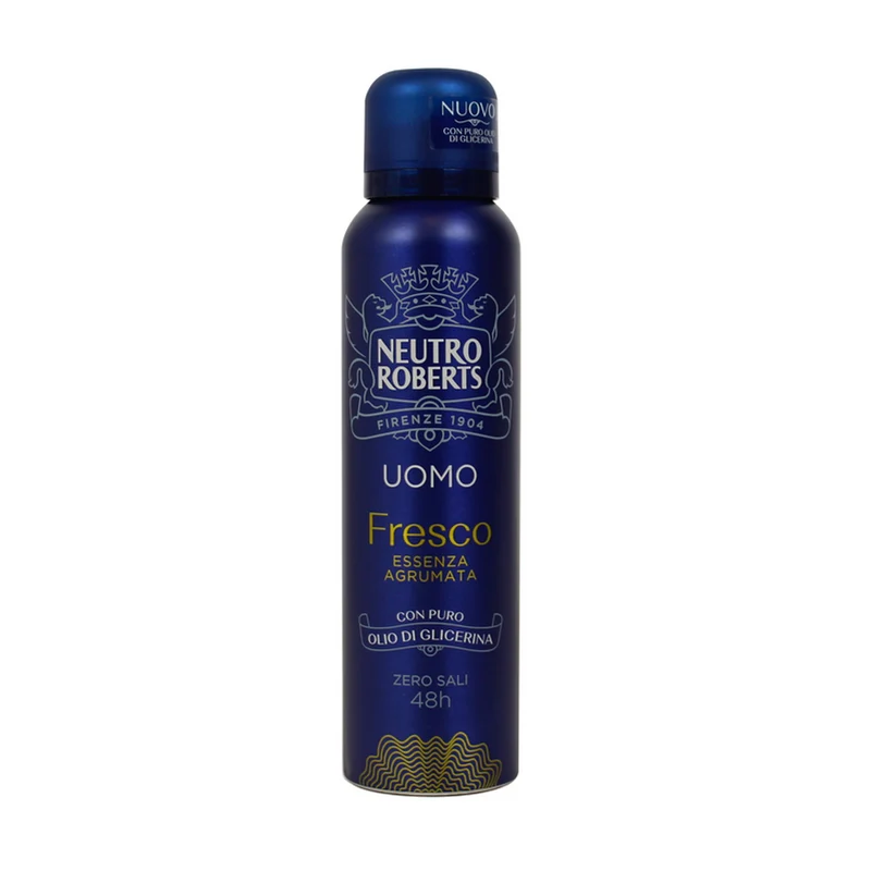 NEUTRO ROBERTS - Deodorante Uomo Fresco Essenza Agrumata - Spray 150 ml