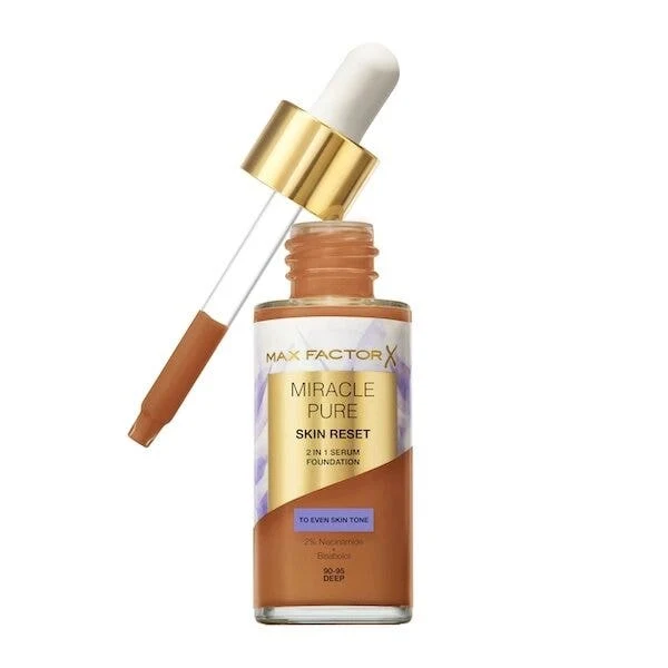 Max Factor Fondotinta Miracle Pure Skin Reset 2 in 1 Siero 30ml - Deep