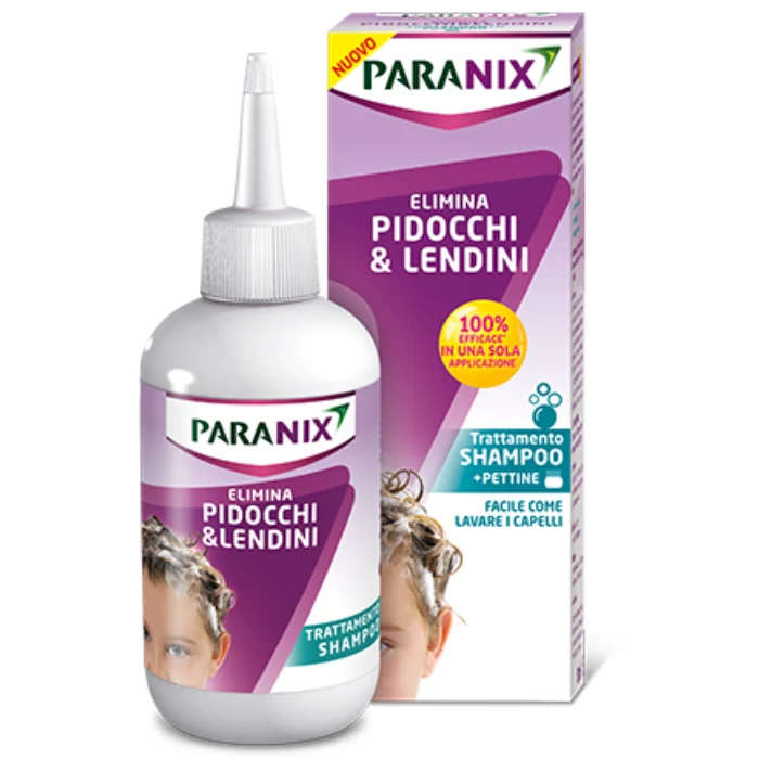 Paranix Shampoo Trattamento Pidocchi e Lendini Con Pettine 200ml
