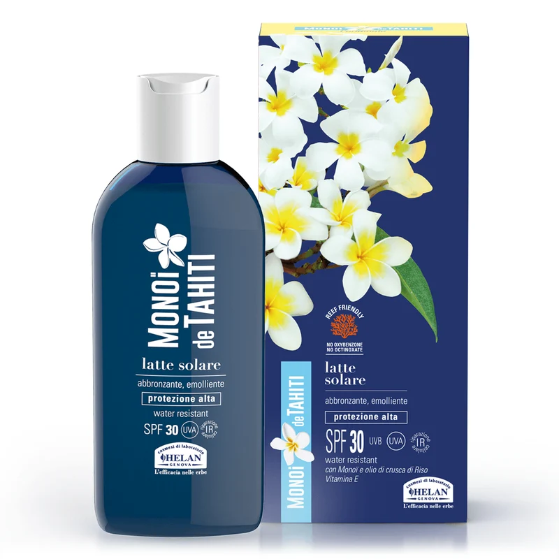 Monoi de tahiti Latte Solare abbronzante Spf 30+ 200ml