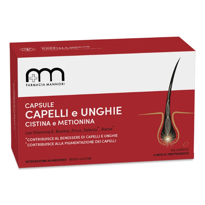 Cistina Metionina Integratore Capelli Unghie Farmacisti Preparatori 120 Capsule