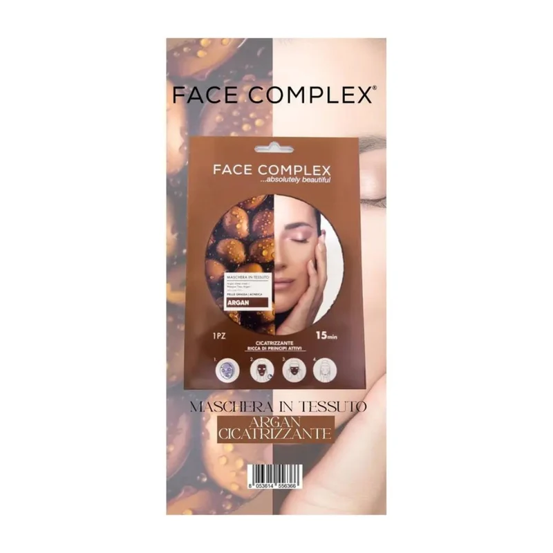 Maschera In Tessuto Argan