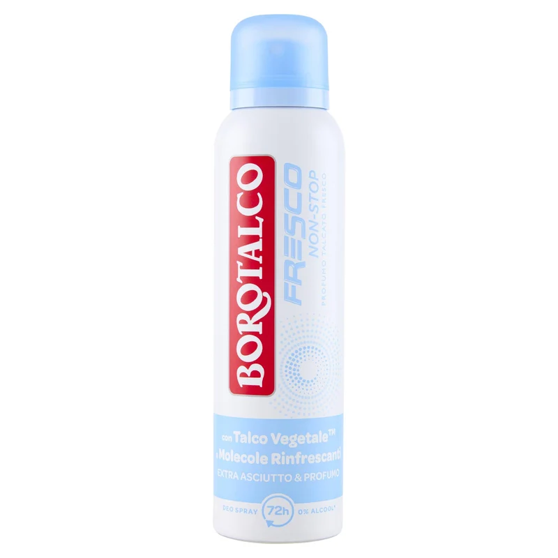 Borotalco Fresco Non-Stop Profumo Talcato Fresco 150 ml