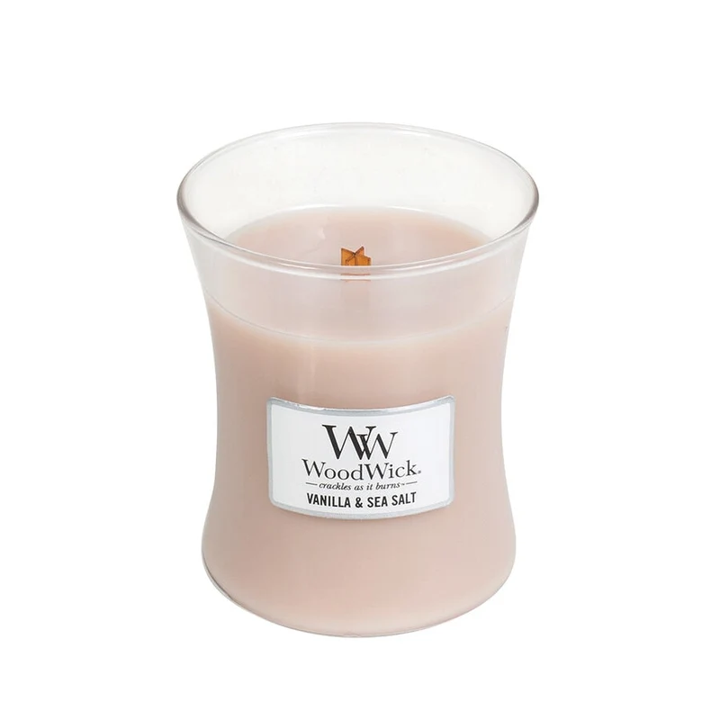 Woodwick - Candela Piccola Vanilla & Sea Salt