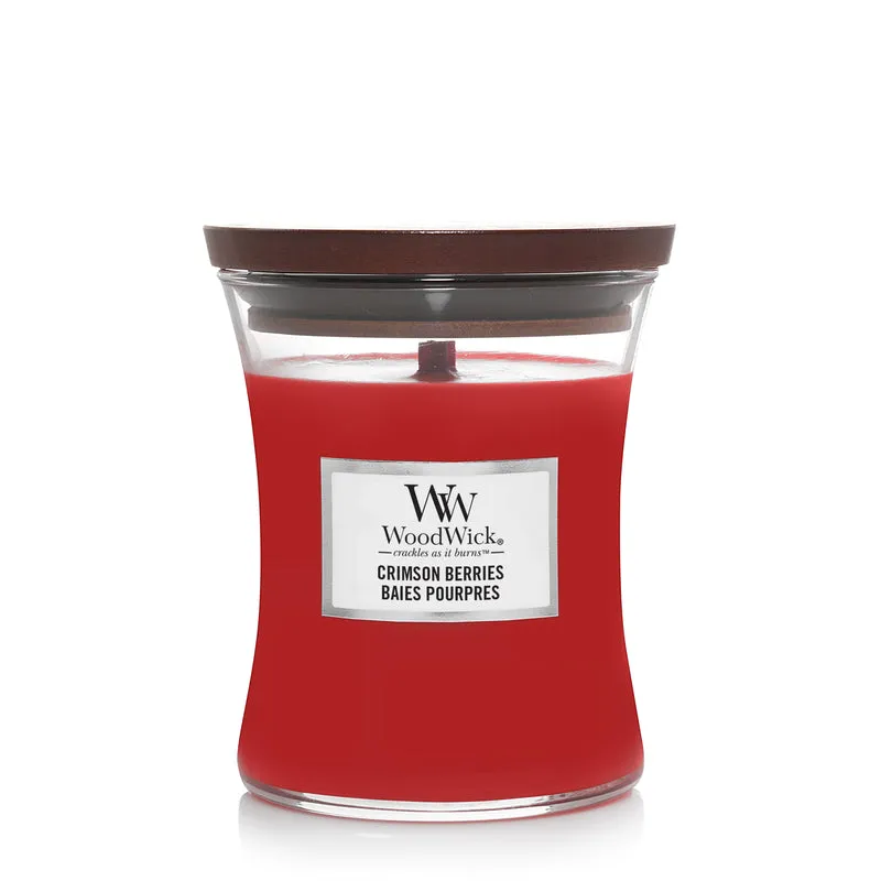 Woodwick - Candela Piccola Crimson Berries
