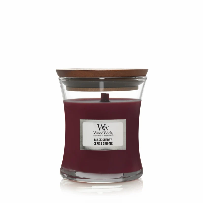 Woodwick - Candela Piccola Black Cherry