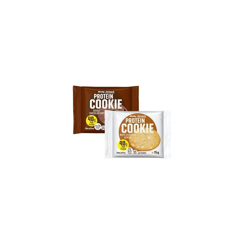 Newtritions Body Attack Protein Cookie Gusto Cioccolato Bianco & Mandorle 75g