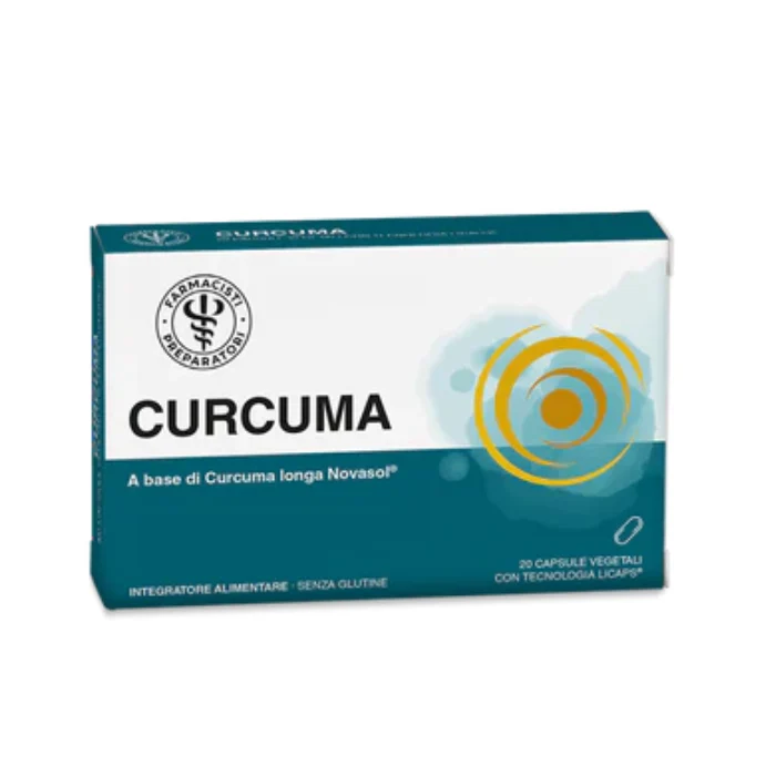 Curcuma Integratore Farmacisti Preparatori 20 Capsule