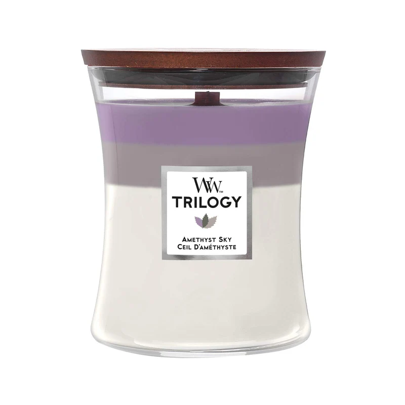 Woodwick - Candela Media Trilogy Amethyst Sky