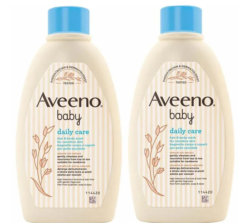 Aveeno Baby Daily Care bagnetto corpo e capelli bipack 2x250ml