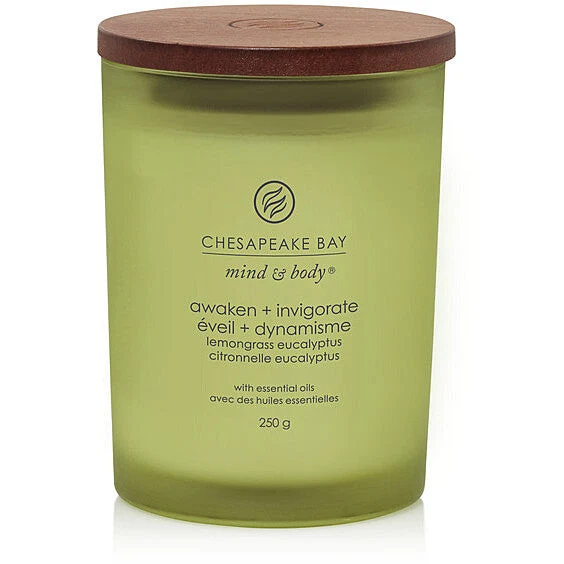 Chesapeake Bay - Candela media Awaken & Invigorate (Lemongrass Eucalyptus)