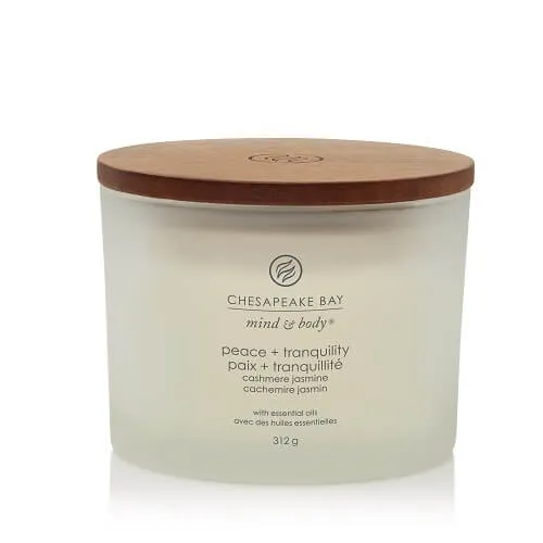 Chesapeake Bay - Candela a 3 stoppini Peace & Tranquility (Cashmere Jasmine)