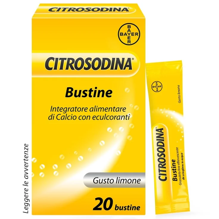 Citrosodina 20 Bustine Gusto Limone