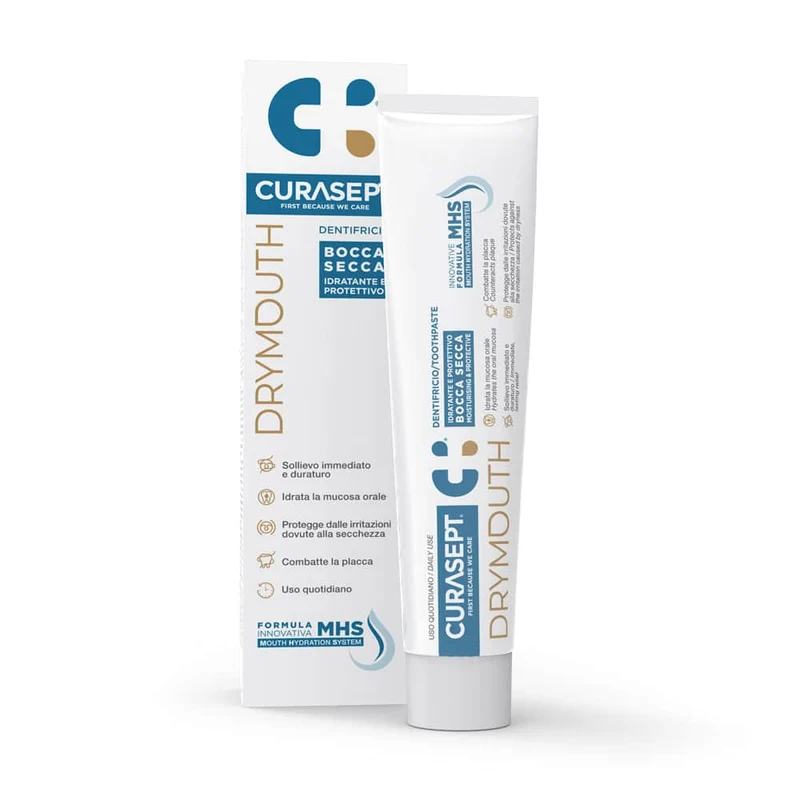 Curasept Drymouth Dentifricio, Indicato Per Bocca Secca, 75ml
