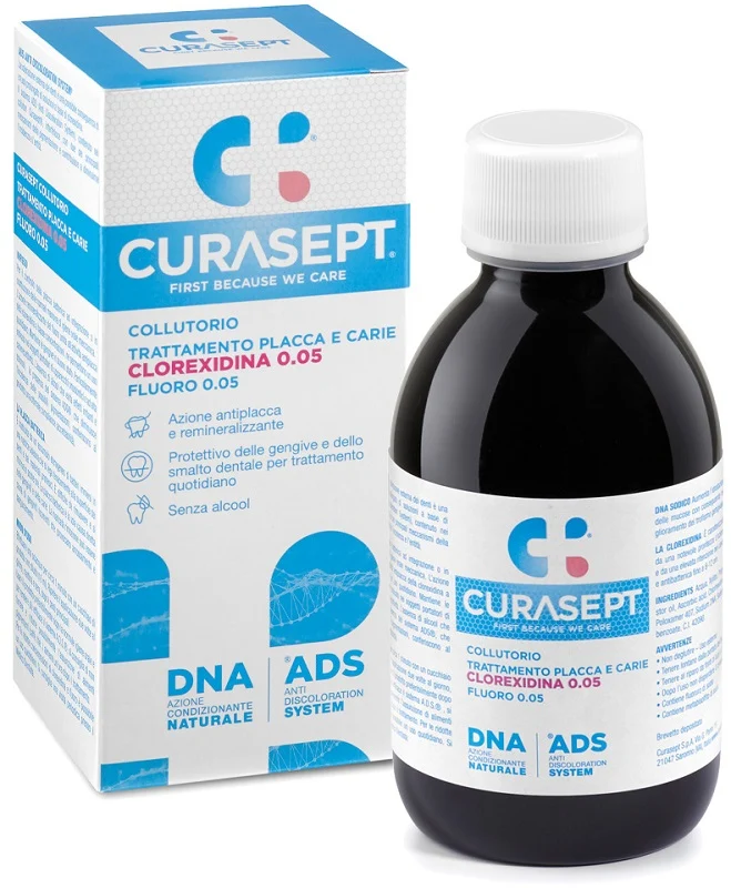 Curasept Collutorio 0,05 Clorexidina 200ml
