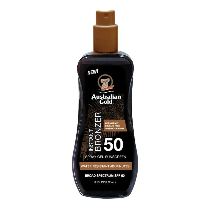Protezione Solare SPF50 Spray Gel with Instant Bronzer