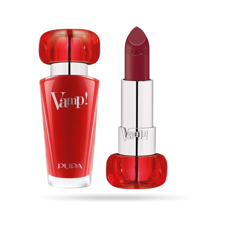 Pupa Vamp! Lipstick Rossetto Volumizzante 3,5g Scarlet Bordeaux 300