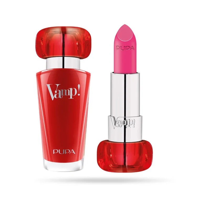 Pupa Vamp! Lipstick Rossetto Volumizzante 3,5g Fuchsia Addicted 203