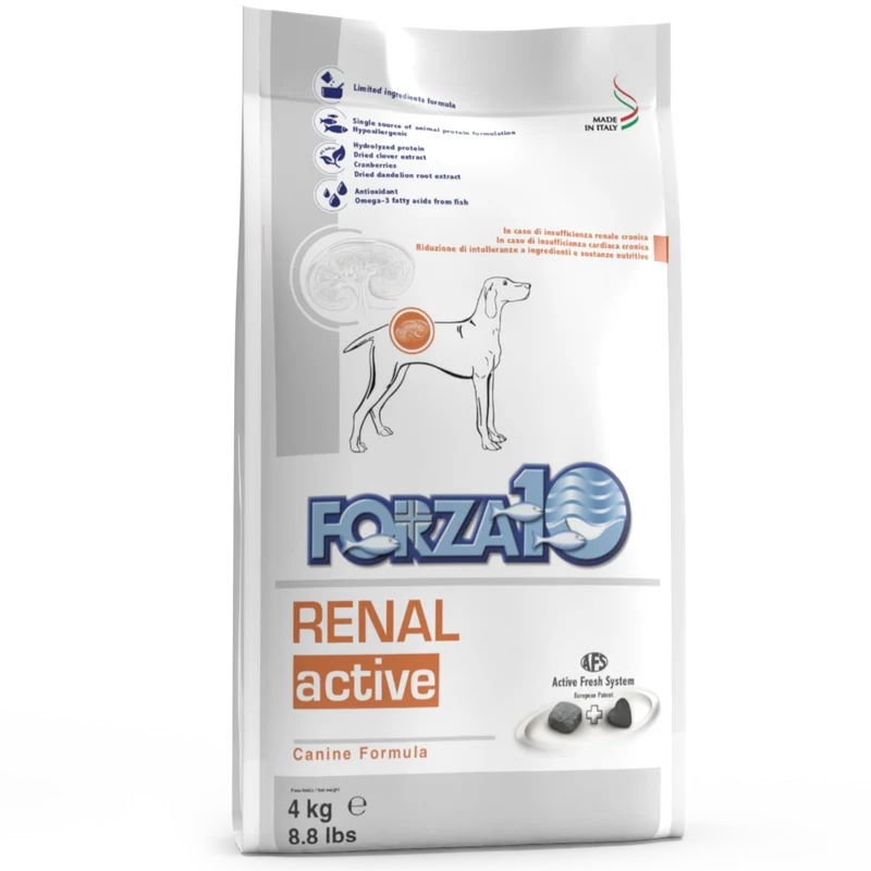 Forza10 Active Renal Cibo Secco Cani Adulti Sacco 4kg