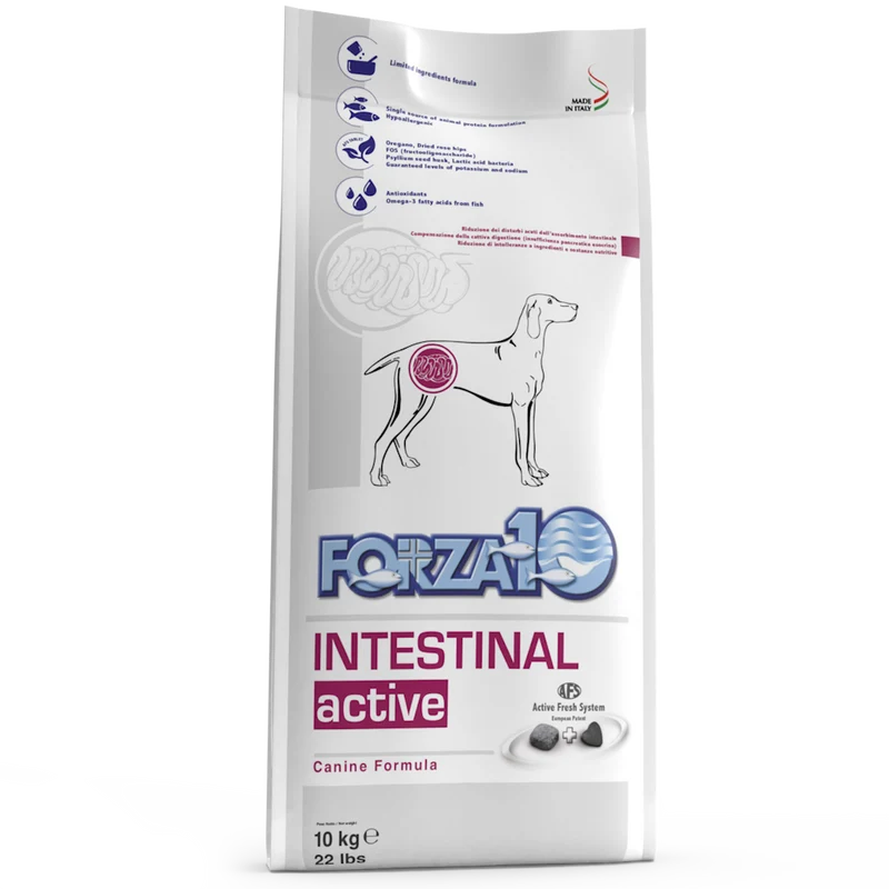 Forza 10 Active Line Intestinal Alimento Secco Per Cani Sacco 10 Kg