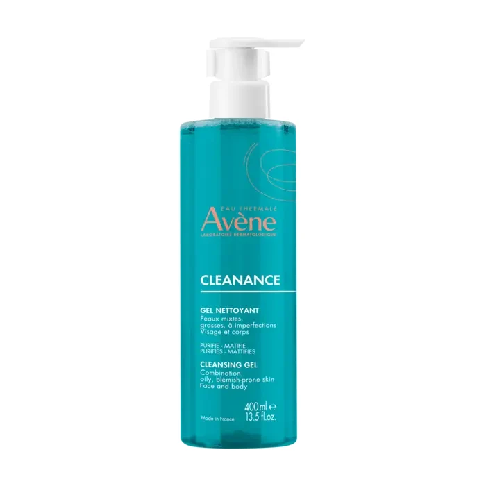 Avene Cleanance Gel Detergente Purificante e Opacizzante Pelle Sensibile Grassa 400ml