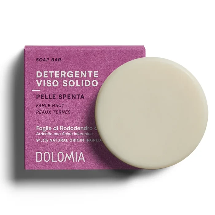 Dolomia Detergente Viso Solido Flora Lift Per Pelle Spenta 60g