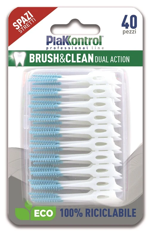 Plakkontrol brush & clean scovolini spazi stretti 40 pezzi