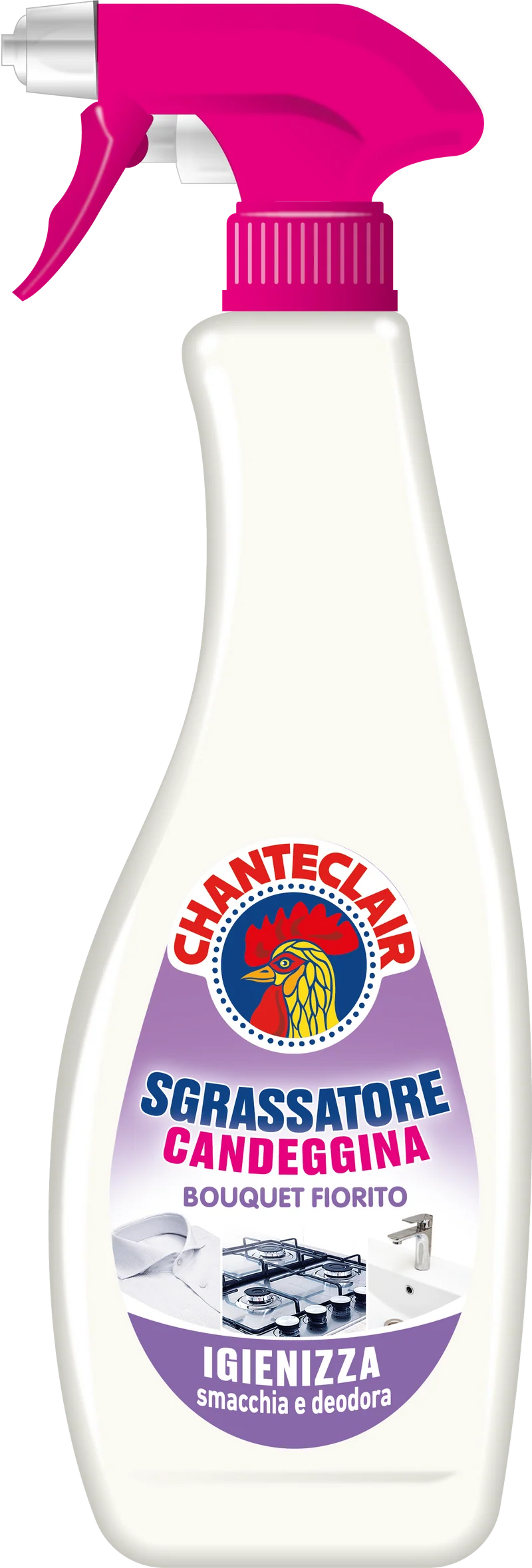 Chanteclair Forza & Igiene Sgrassatore con Candeggina Bouquet Fiorito 625 ml