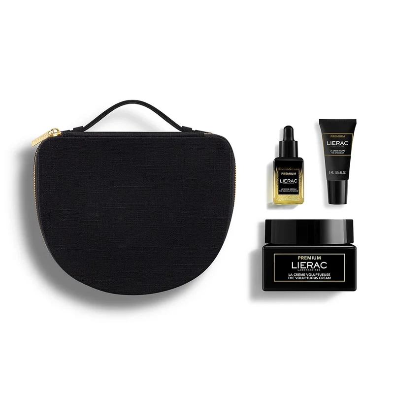 Lierac Set Vanity Premium Crema Soyeuse 50ml + Siero Assoluto 13ml + Crema Occhi 5ml