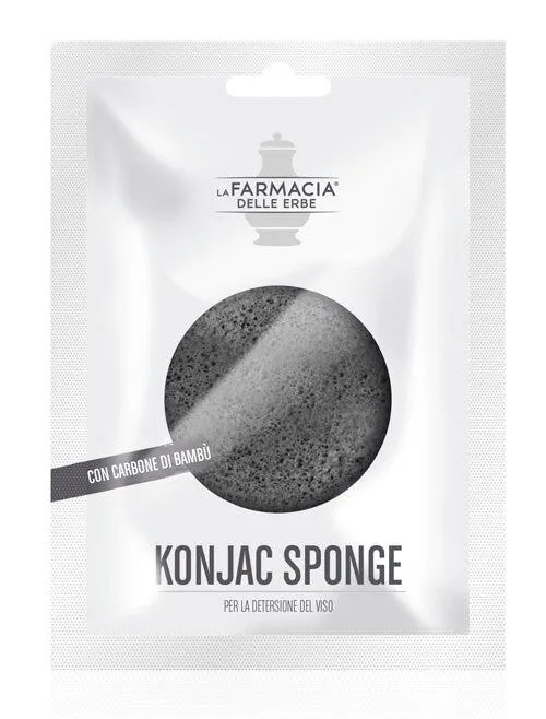 Farmacia Delle Erbe Spugna Konjac Con Carbone Di Bambù