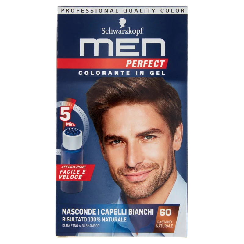men Perfect Colorante in Gel 60 Castano Naturale