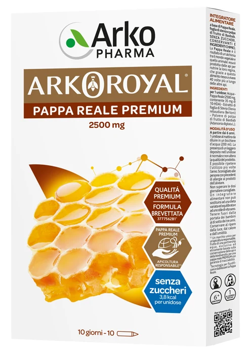 Arkoroyal Pappa Reale Premium 2500mg Senza Zuccheri