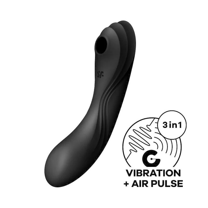 Satisfyer Curvy Trinity 4 Vibratore Nero