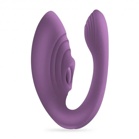 Crushious Vibratore Pleasuriser Ricaricabile con Telecomando e Lubrificante