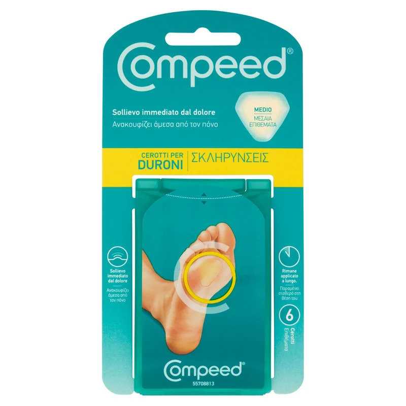 Compeed Cerotti per Duroni Medio 6 pz