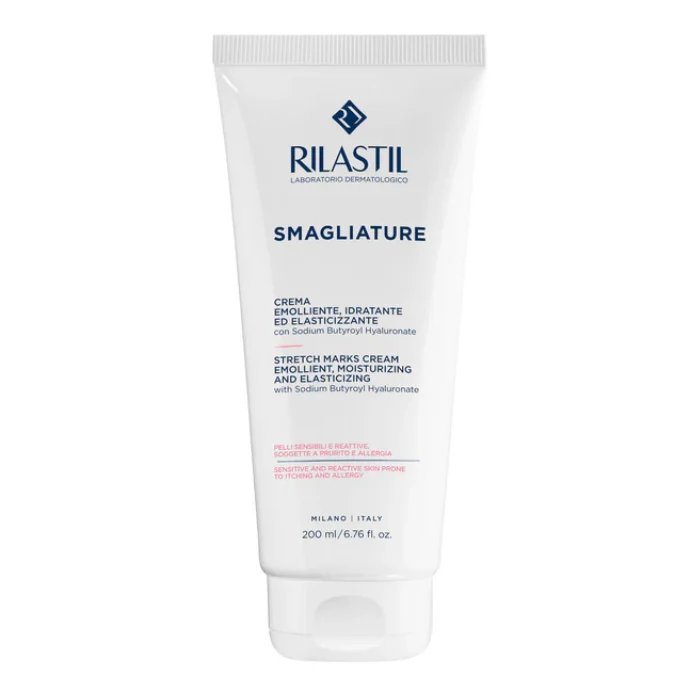 Rilastil Smagliature Crema Idratante Elasticizzante Emolliente Pelli Sensibili 200ml